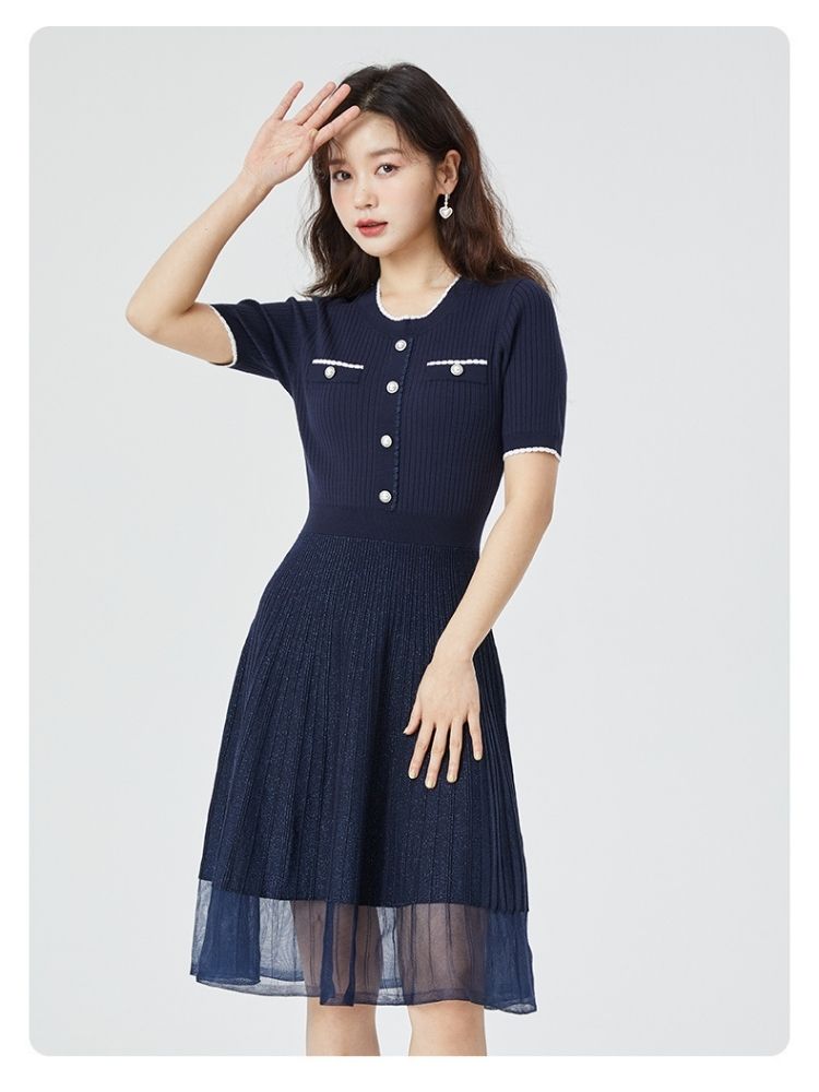 Váy áo sơ mi phong cách Hàn Quốc D017-3