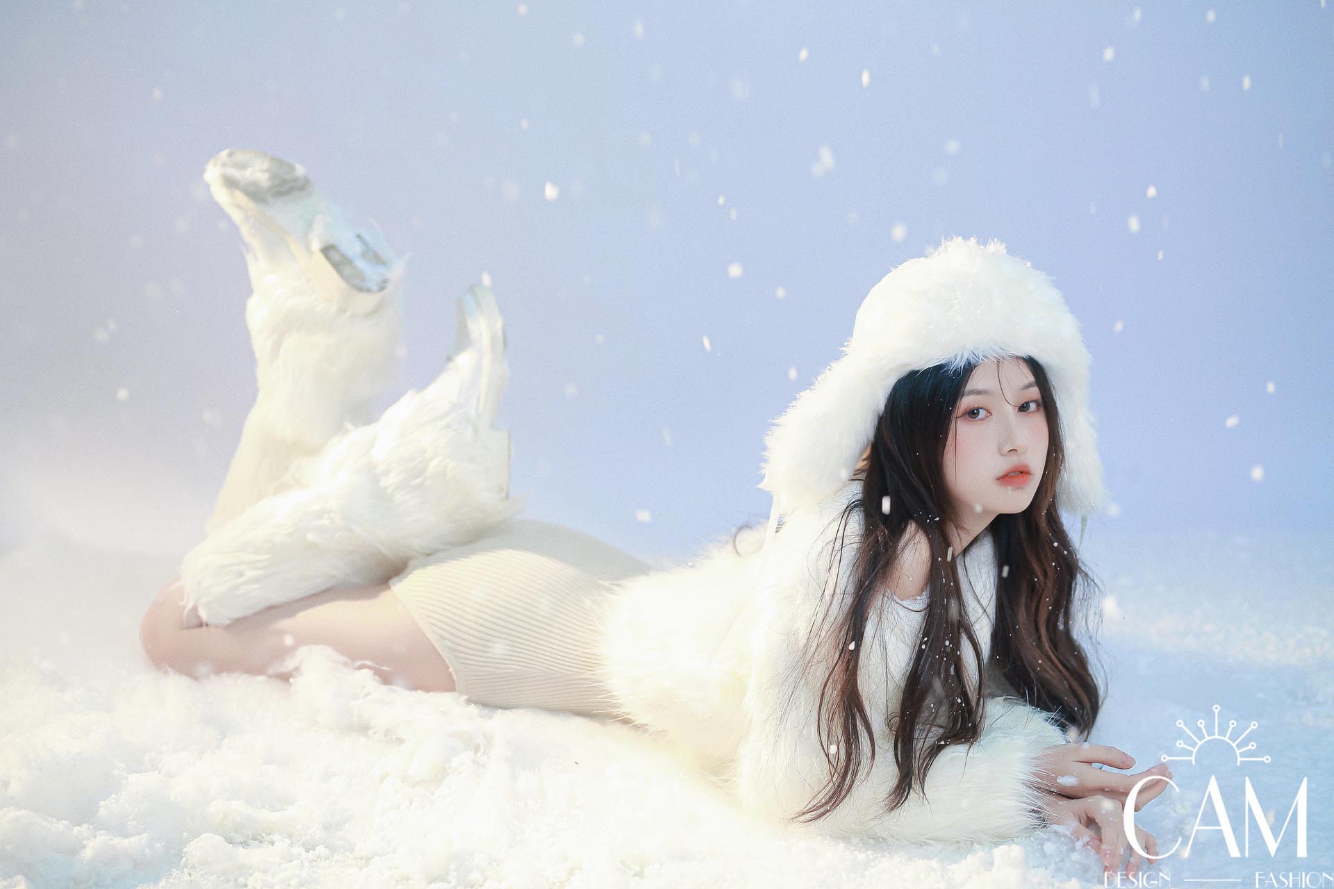 Concept chụp ảnh beauty noel nàng tuyết