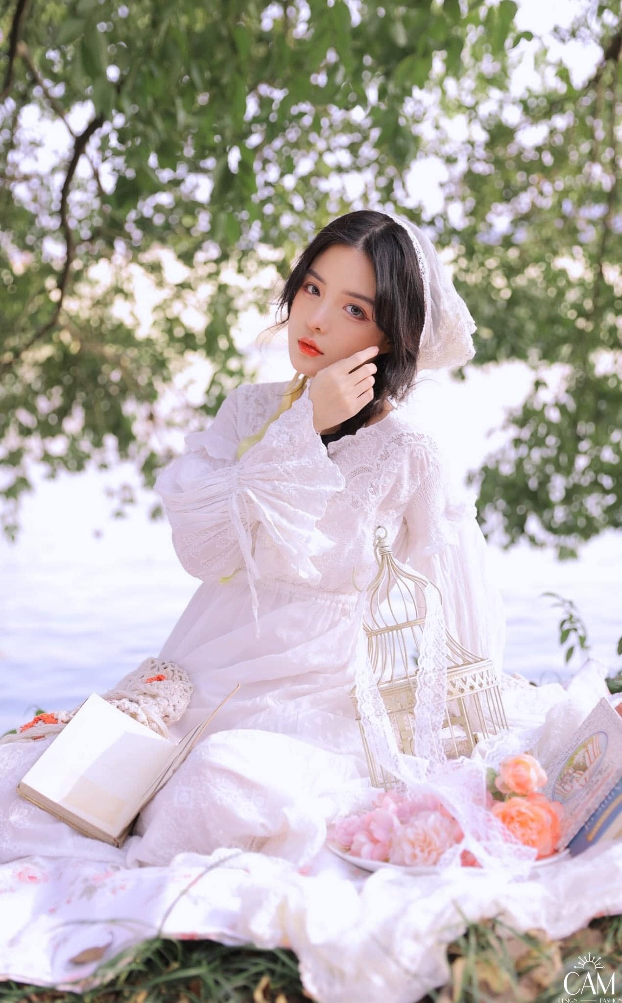 Concept chụp ảnh nàng thơ váy trắng đẹp nhẹ nhàng
