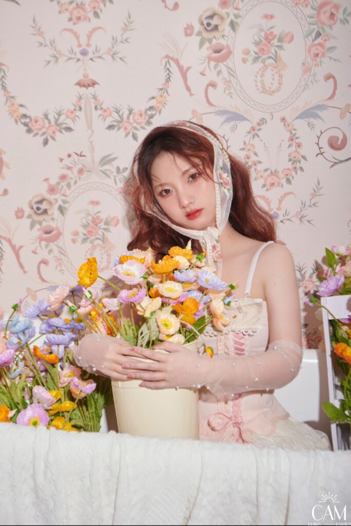 Concept chụp ảnh sinh nhật công chúa và hoa xinh đẹp