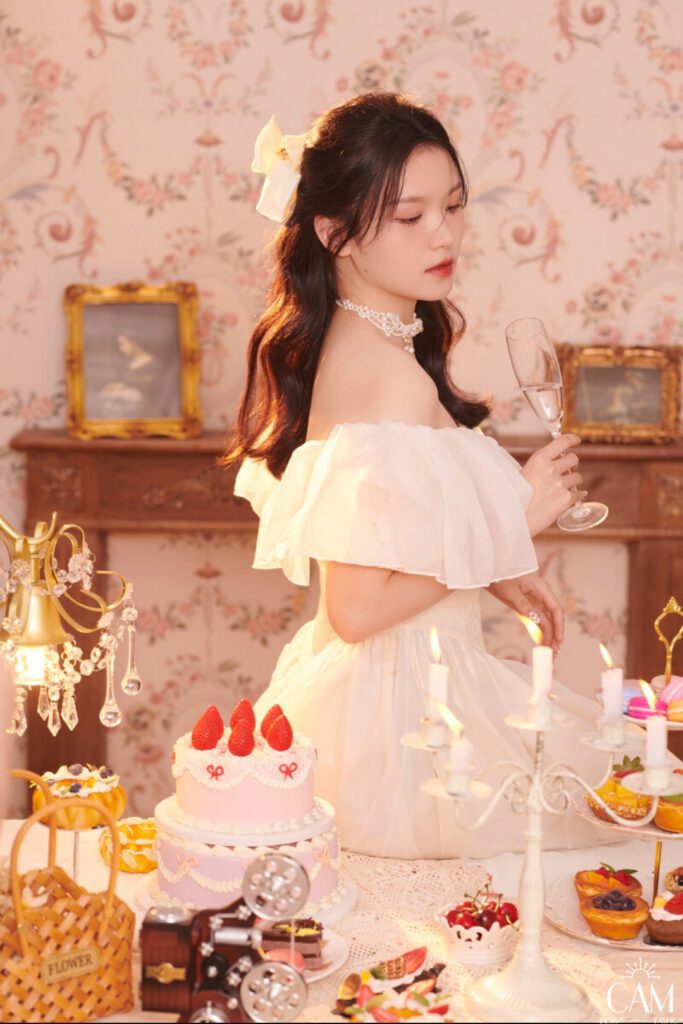 Concept chụp ảnh sinh nhật tiểu thư xinh đẹp sang chảnh